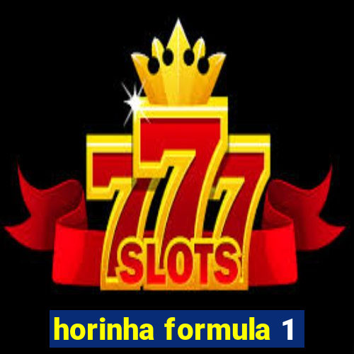 horinha formula 1